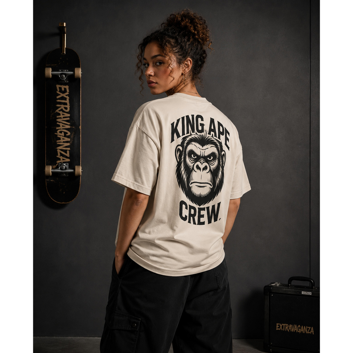 King Ape Monogram Oversized Heavyweight Tee