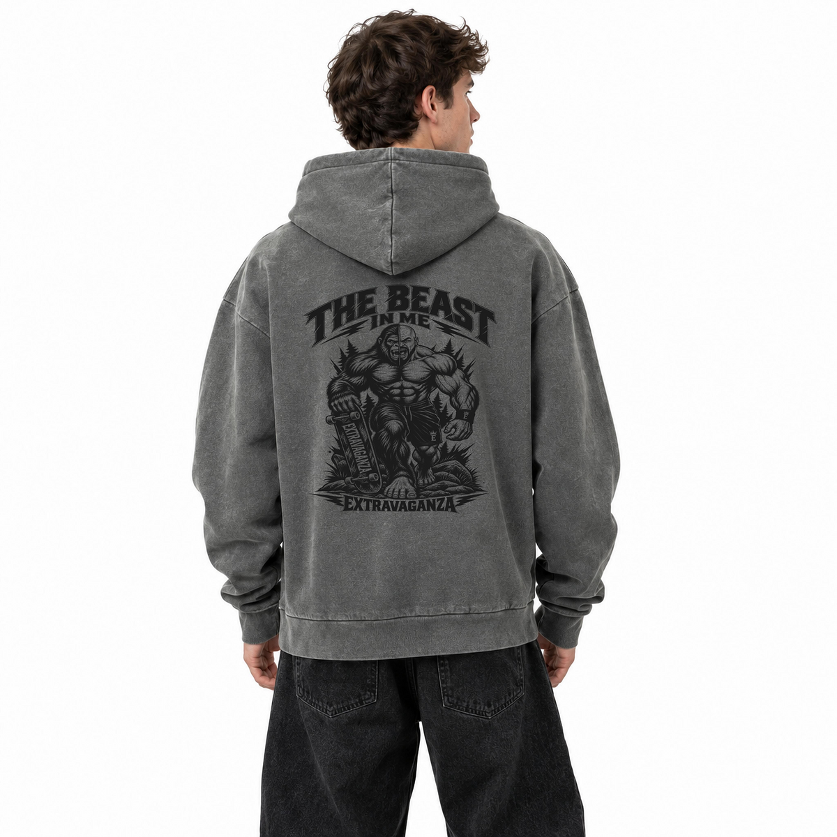 Extravaganza "The Beast in Me" Heavyweight Graphic Hoodie