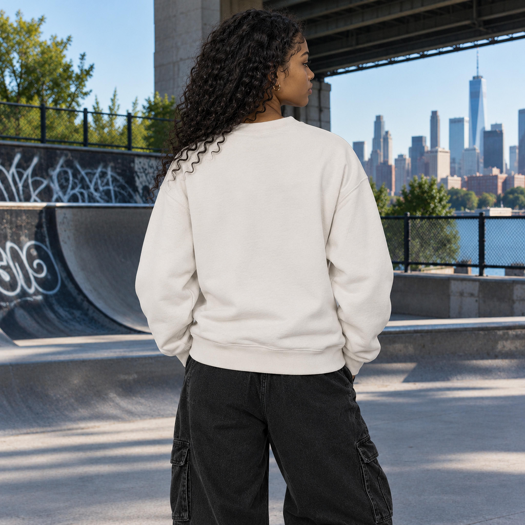 Skate Culture Never Ends Heavyweight Graphic Sweatshirt