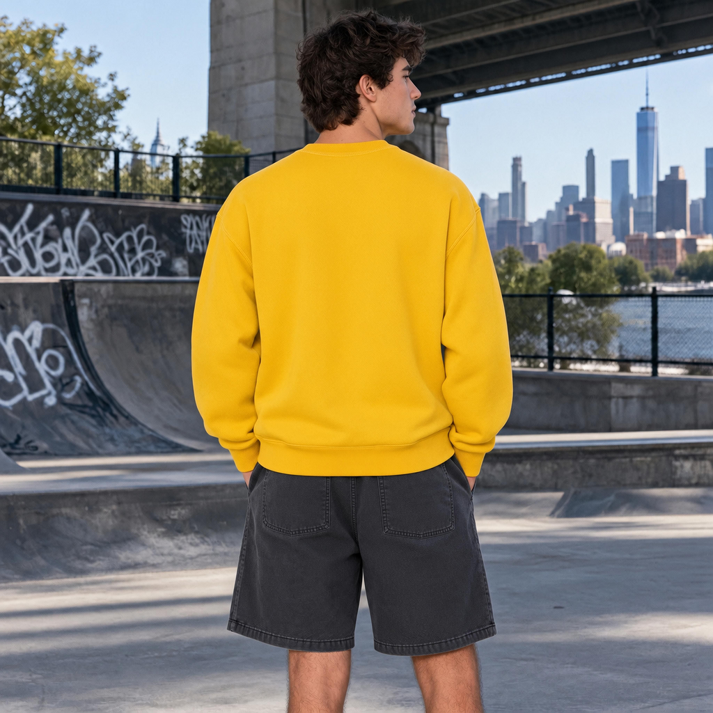 Skate Culture Never Ends Heavyweight Graphic Sweatshirt