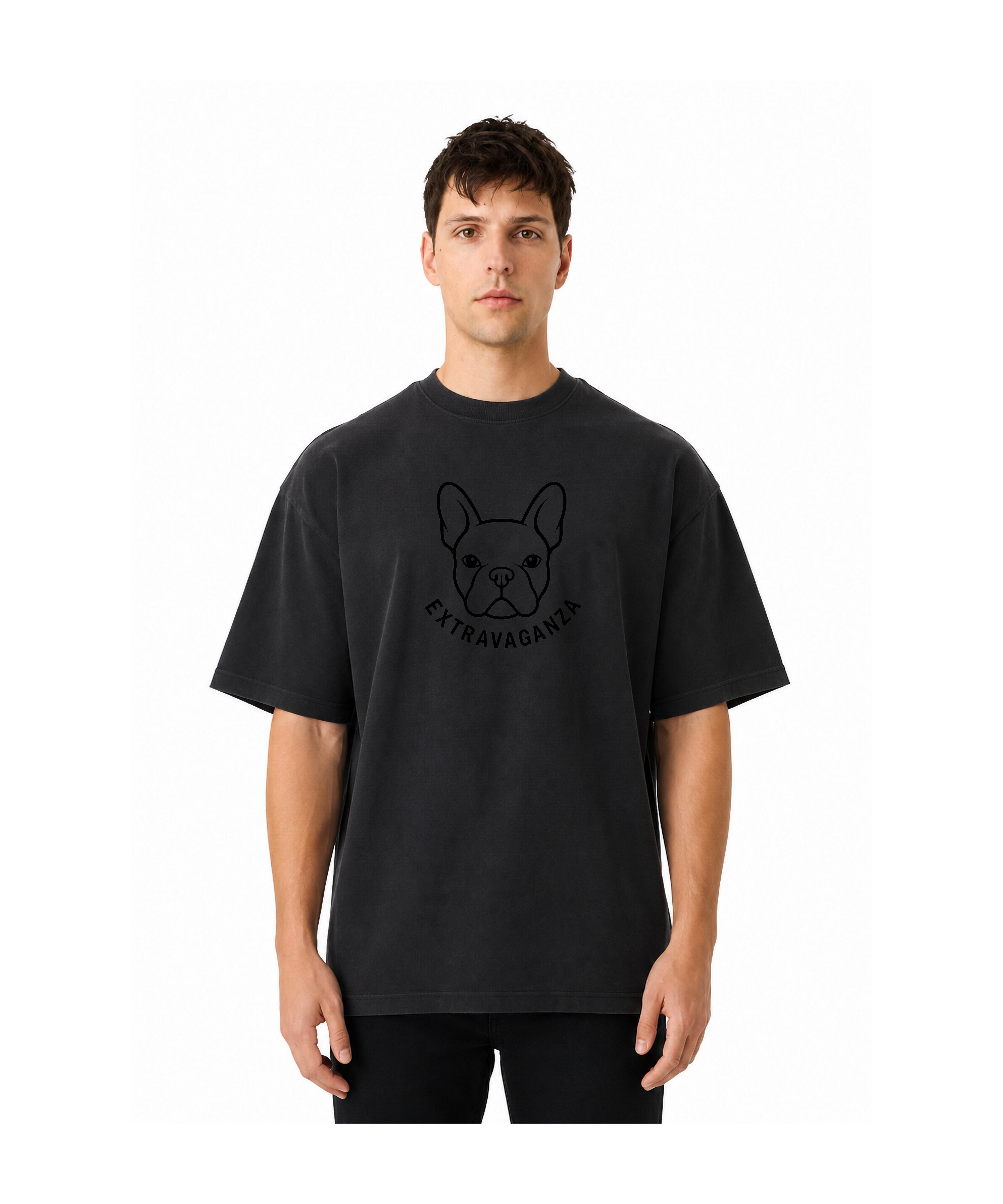 Extravaganza Frenchie Emblem Heavyweight Box Tee Archive Collection