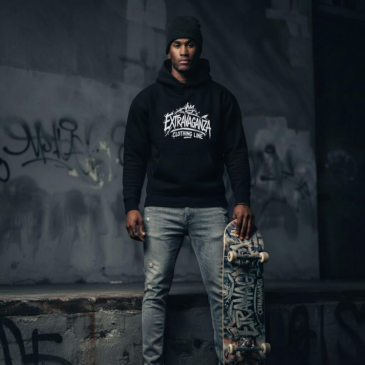 The EXTRAVAGANZA Graffiti Signature Hoodie