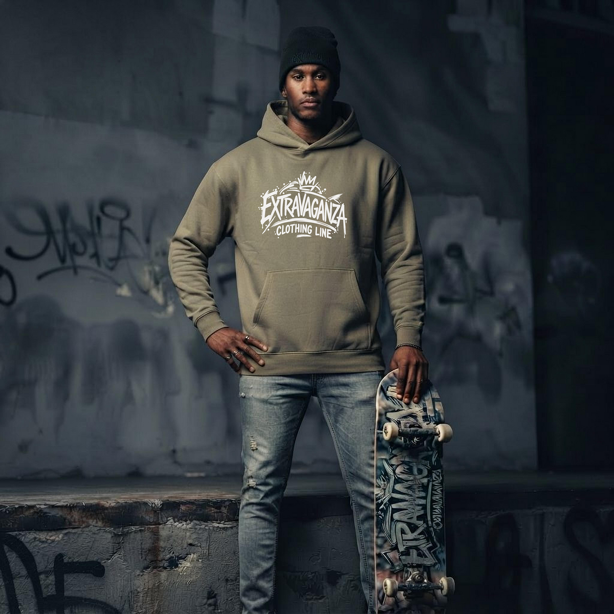 The EXTRAVAGANZA Graffiti Signature Hoodie