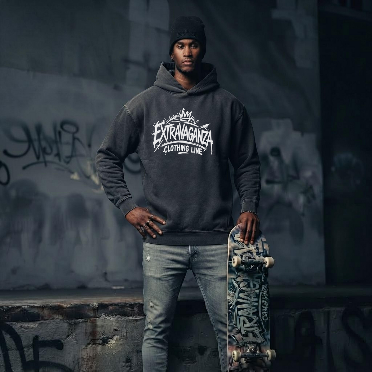 The EXTRAVAGANZA Graffiti Signature Hoodie