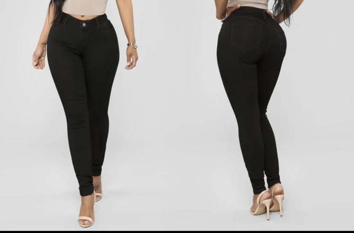 Low Rise Butt Lifting Skinny Jeans