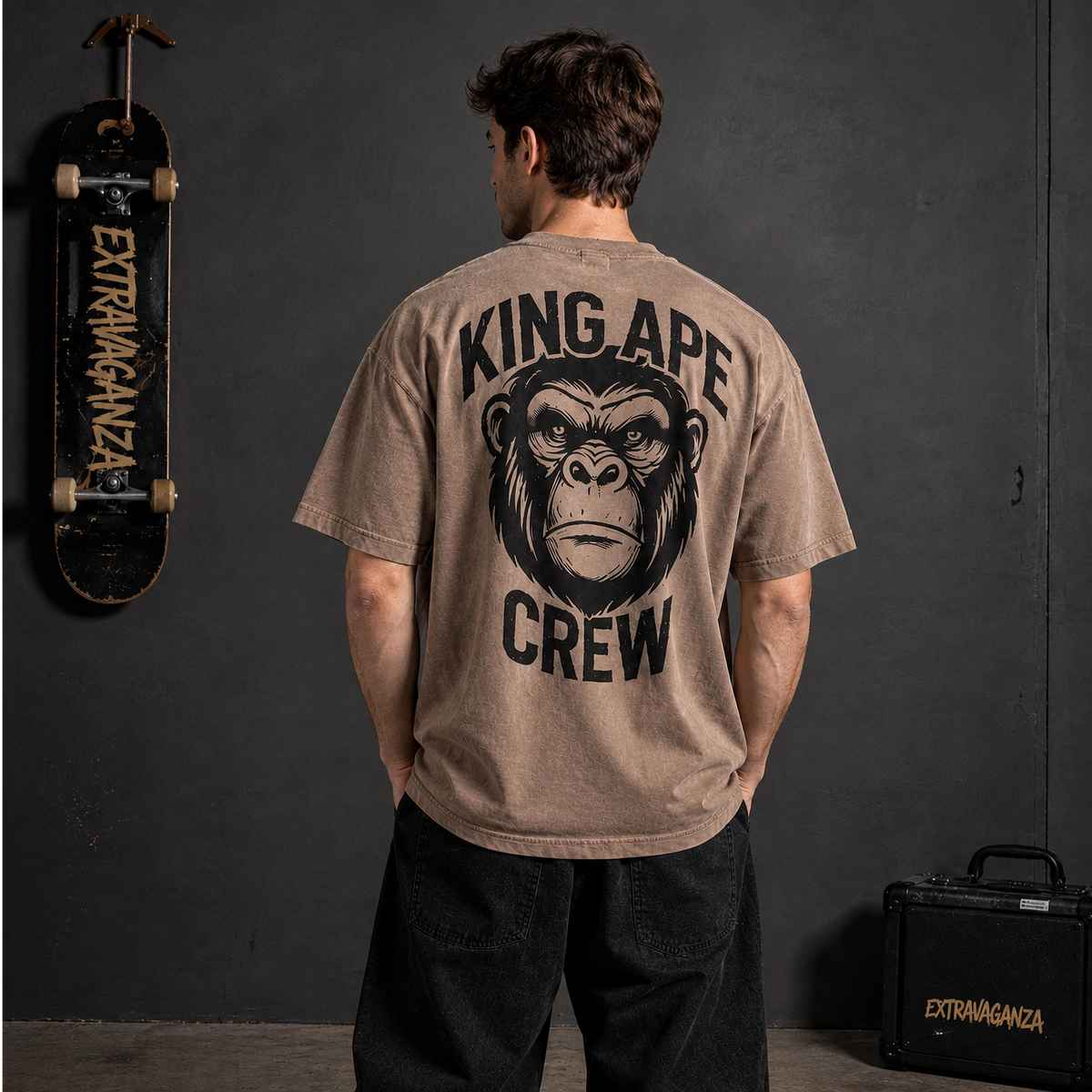 King Ape Monogram Oversized Heavyweight Tee