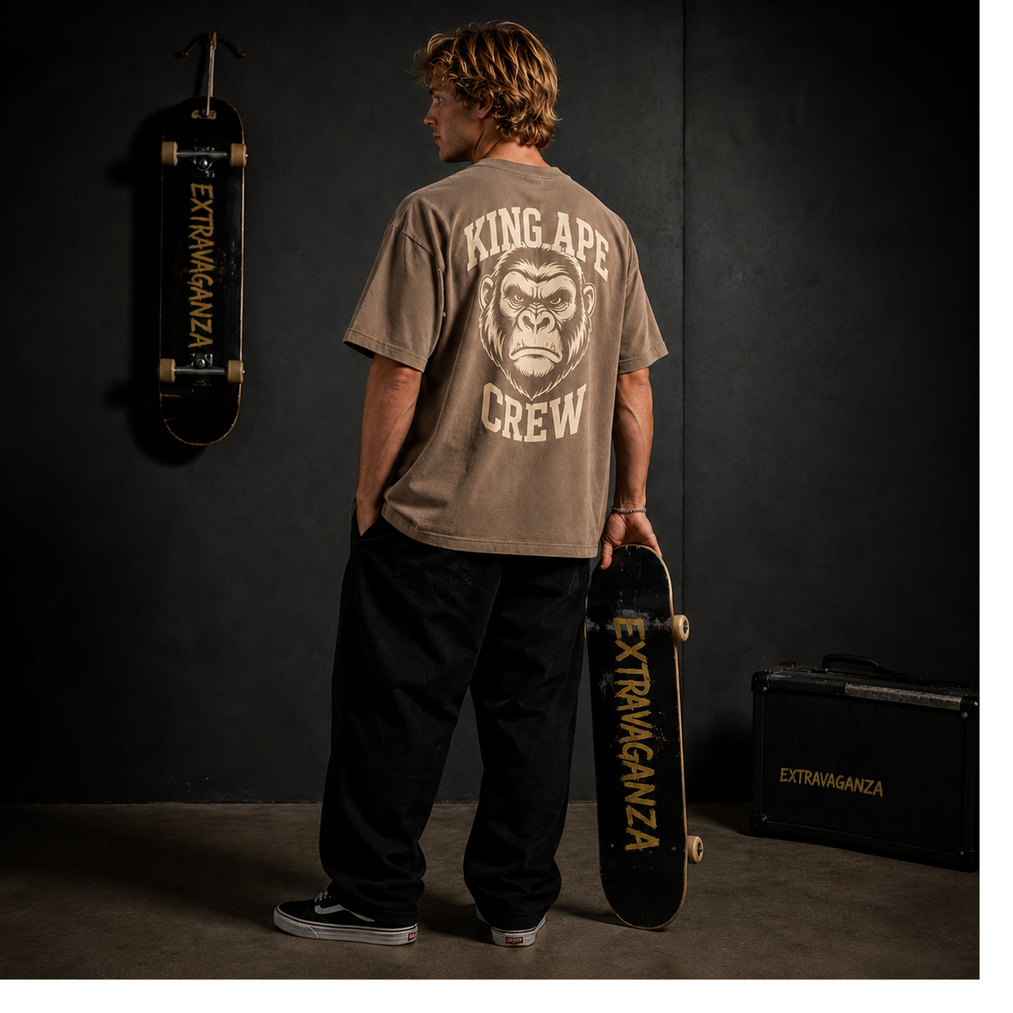 King Ape Monogram Oversized Heavyweight Tee