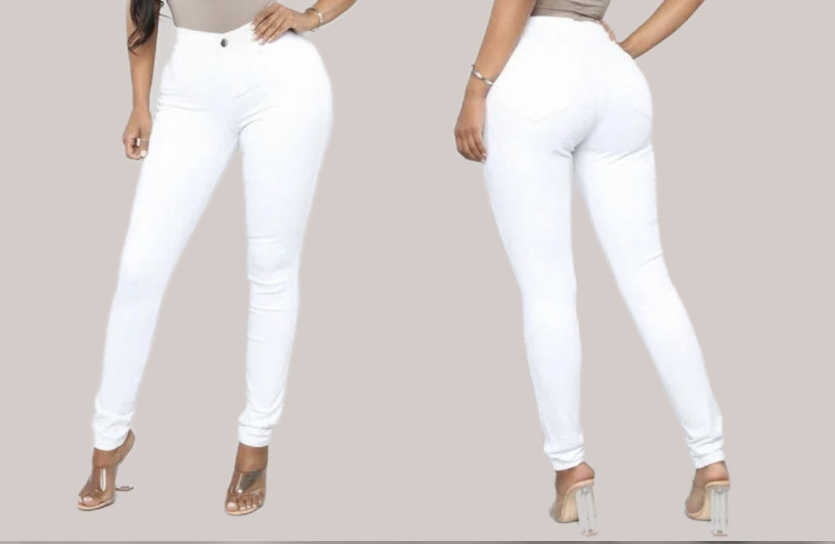 Classic High Waist Skinny Butt Lifting Jeans