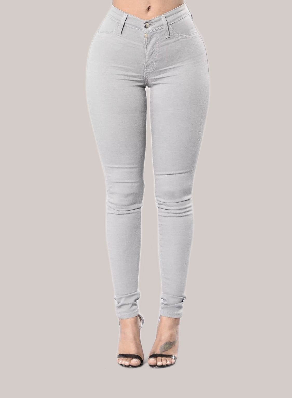 Classic High Waist Skinny Butt Lifting Jeans