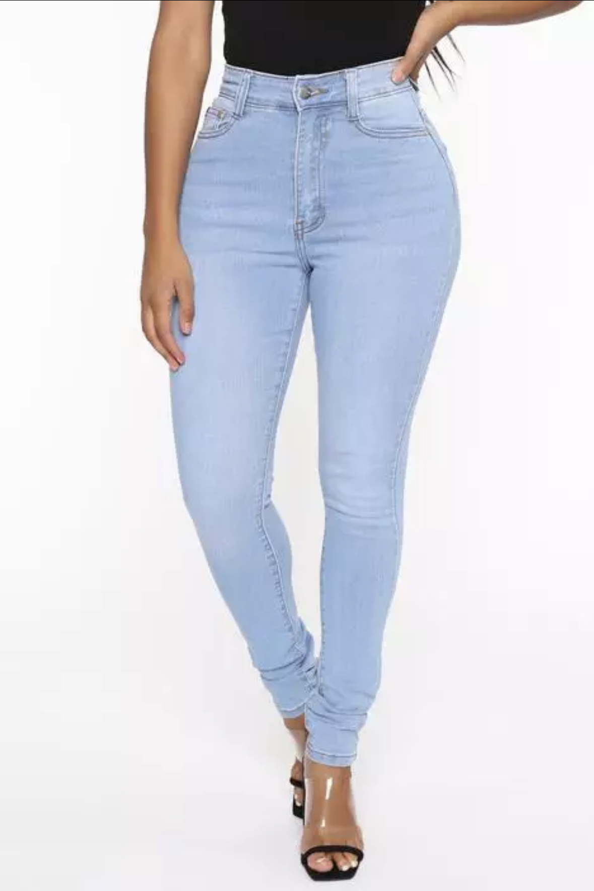 High Rise Tight Skinny Jeans