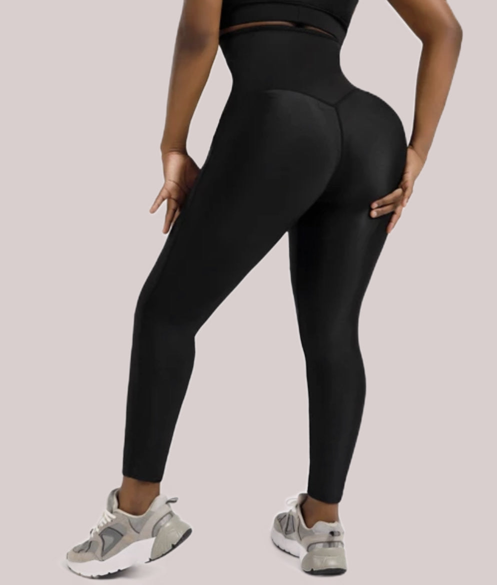 High Rise Women Sauna Sweat Body Shaper Pants