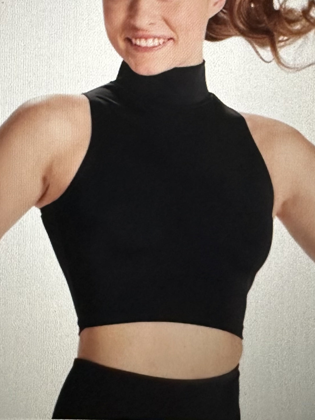 Sexy Sleeveless  Crewneck Crop Top