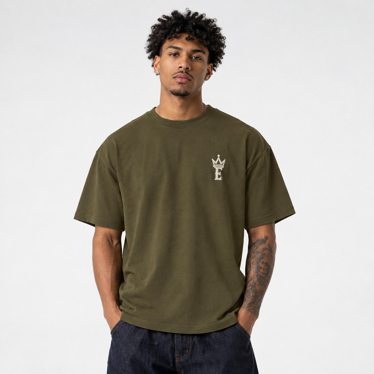 EXTRAVAGANZA Oversized Monogram Tee | NYC Streetwear
