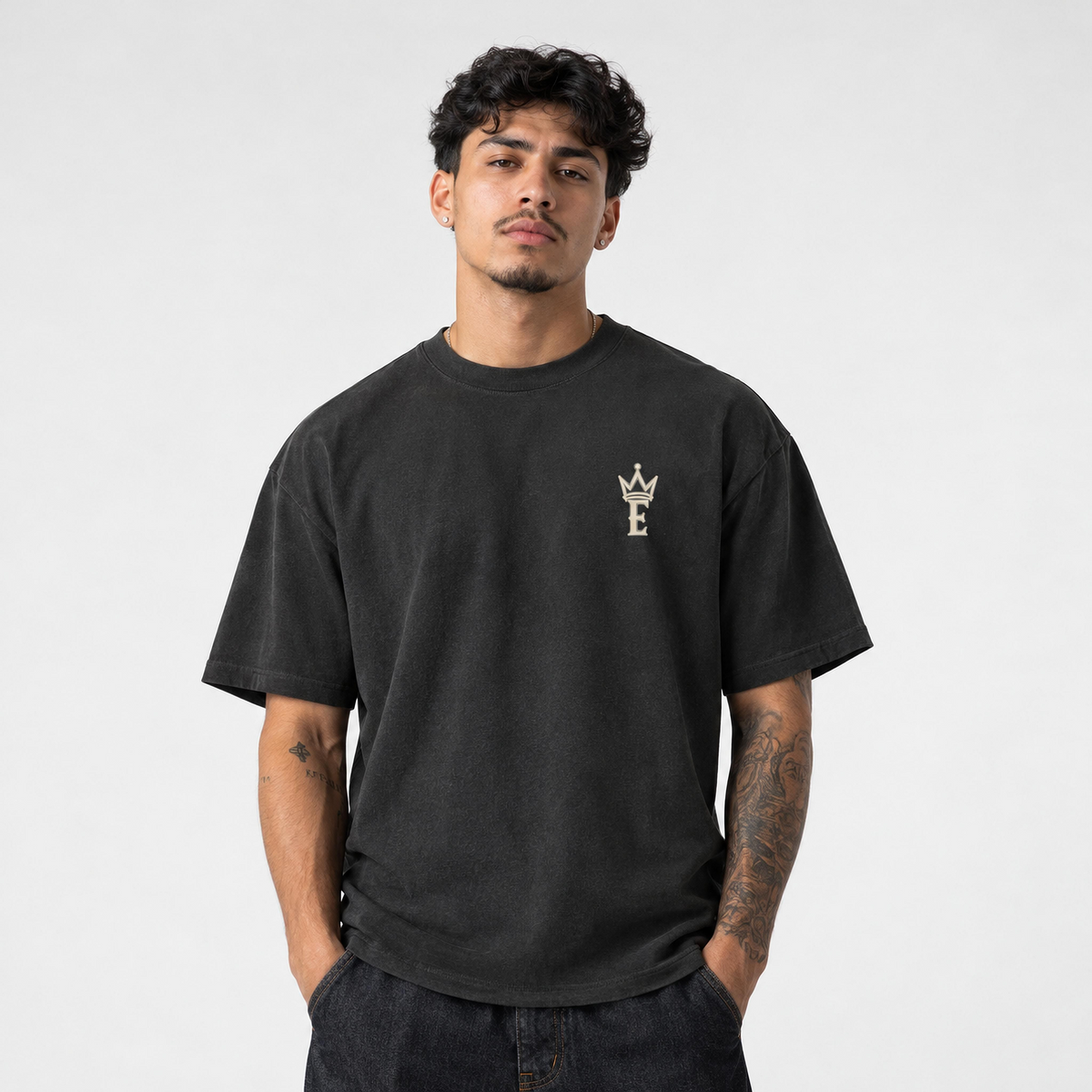 EXTRAVAGANZA Oversized Monogram Tee | NYC Streetwear